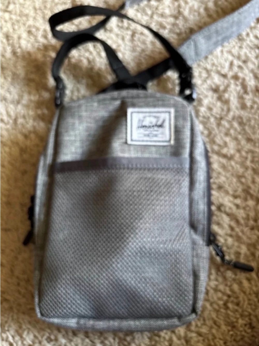 Herschel Supply Company Heritage Small Crossbody Bag - Gray stadium compliant